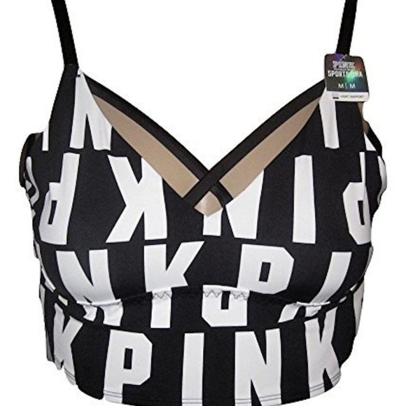 VS *NWT* Pink Strappy Sports Bra - Picture 6 of 8